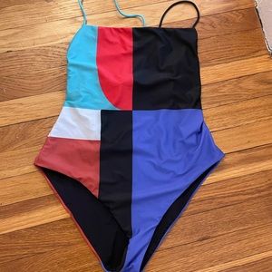 Mara Hoffman Square Neck One Piece